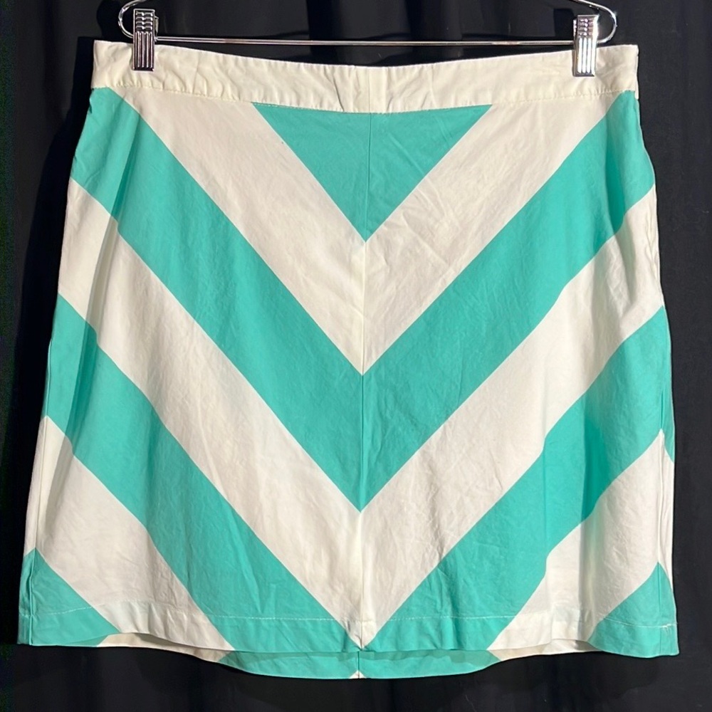 G.H. Bass & Co “Florida Keys” chevron skirt-NWT